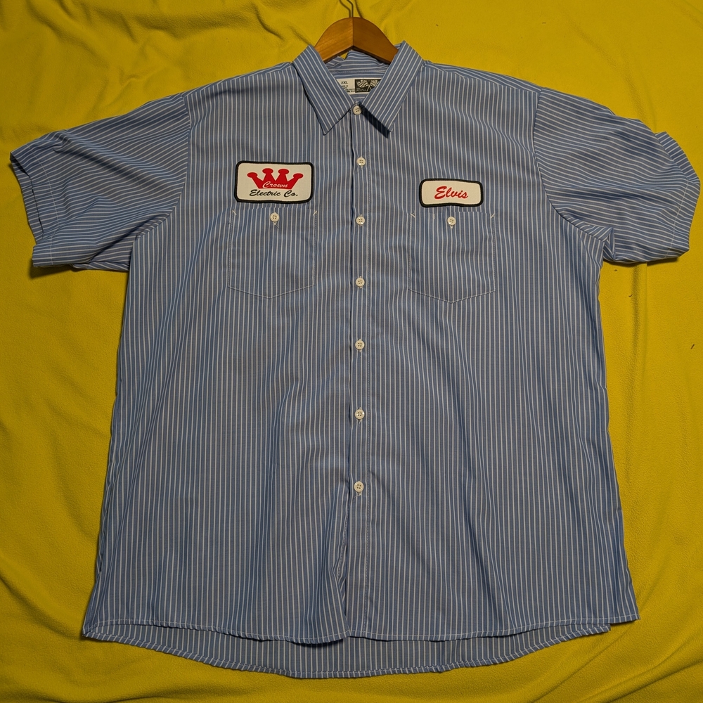 Blue Striped Men's Shirt